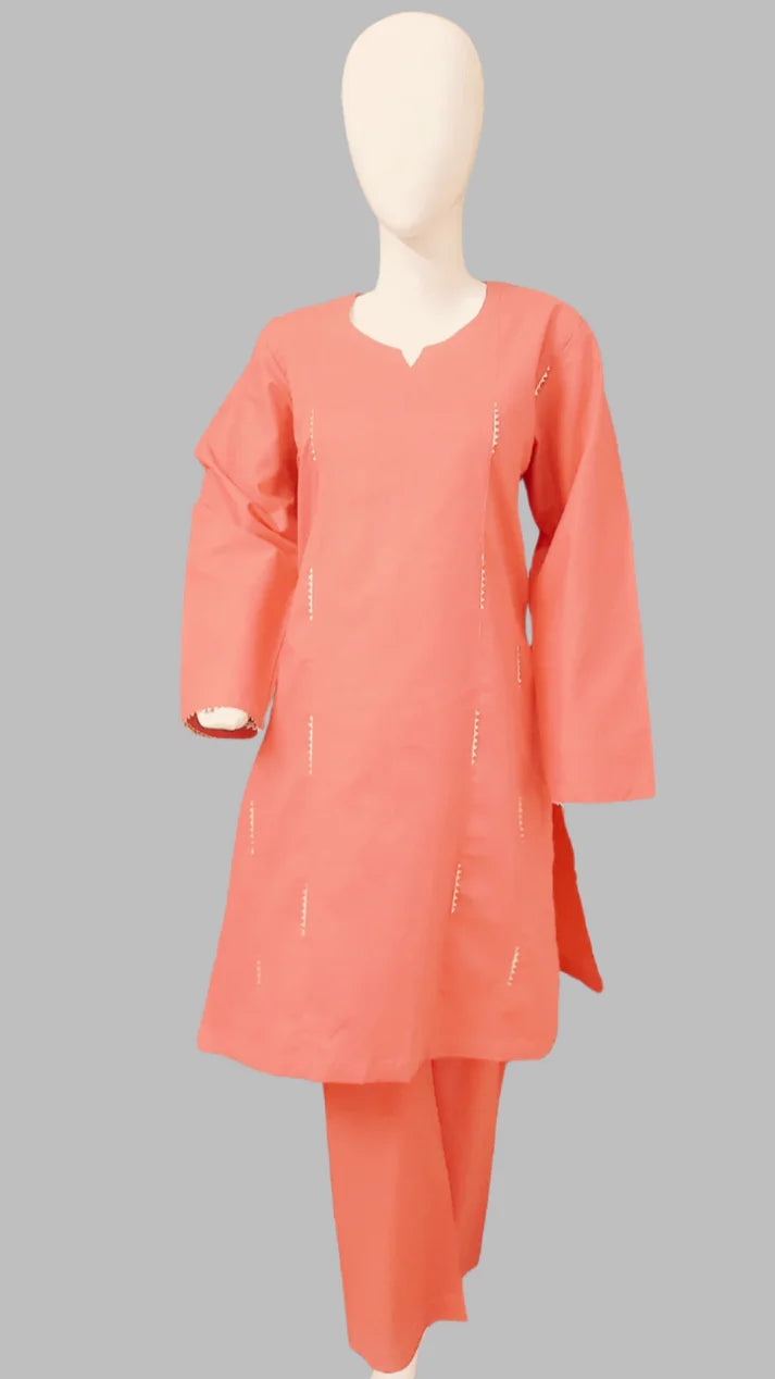Breeze 01 – Stitched 2PC Lawn Suit for Women with Lace Detailing | Qasrelibas