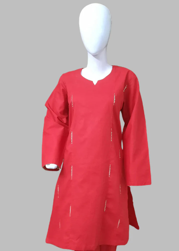 Breeze 01 – Stitched 2PC Lawn Suit for Women with Lace Detailing | Qasrelibas