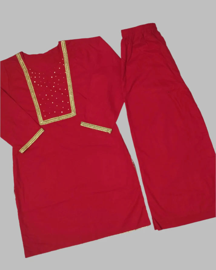 Breeze 03 – 2PC Stitched Lawn Suit with Sequin & Lace Detailing | Qasrelibas