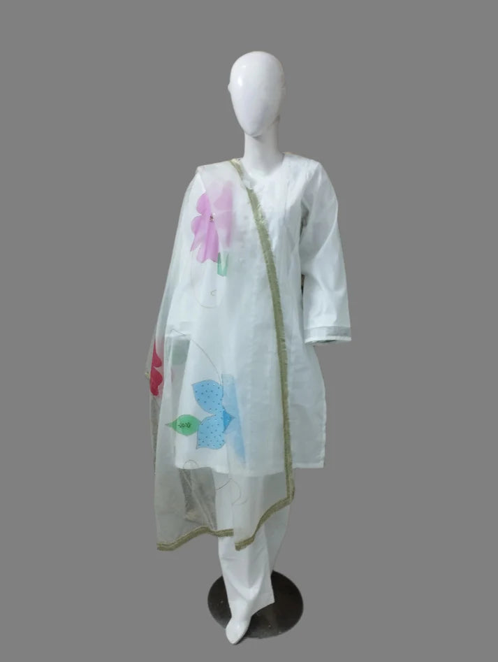 Breeze 05 – 2PC Lawn Suit with Button Neckline & Pleats Design | Qasrelibas