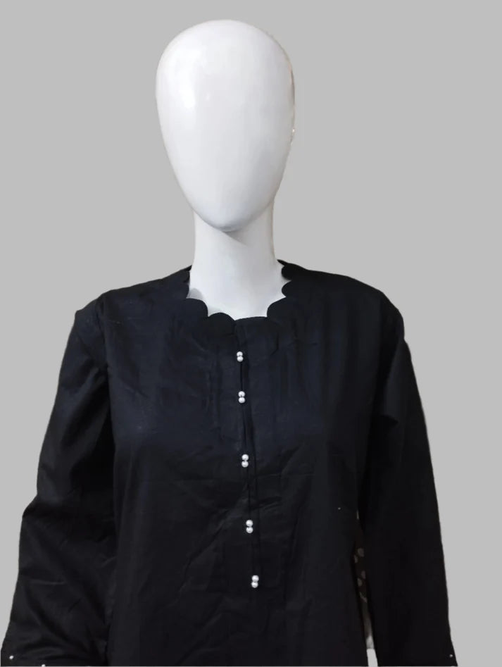 Breeze 07 – 2PC Lawn Suit with Cutwork Neckline & Pearl Details | Qasrelibas