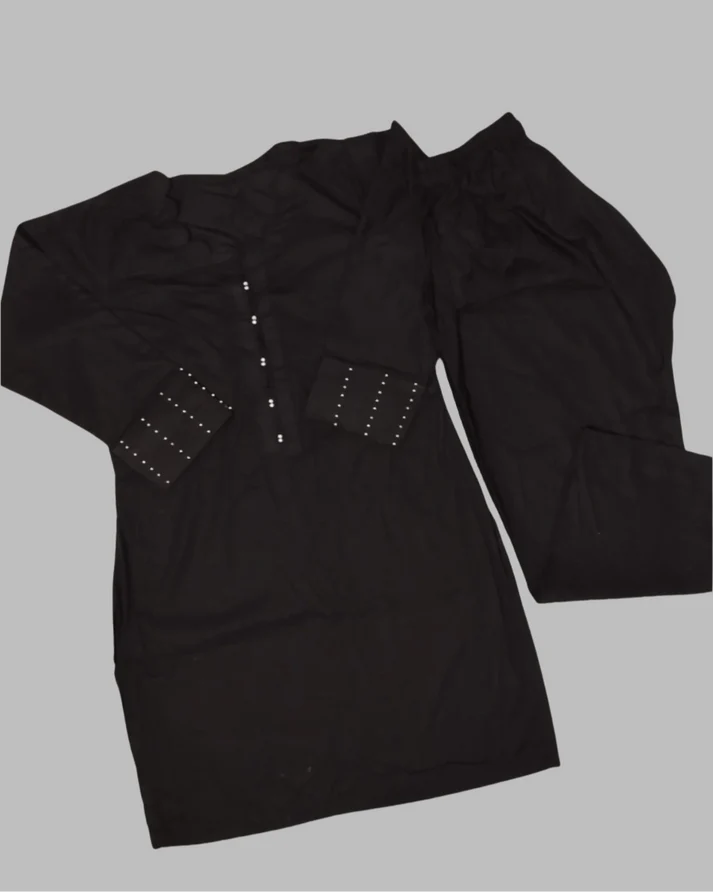 Breeze 07 – 2PC Lawn Suit with Cutwork Neckline & Pearl Details | Qasrelibas
