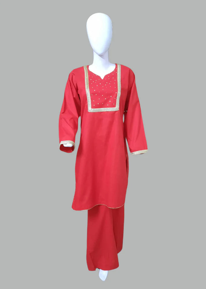 Breeze 03 – 2PC Stitched Lawn Suit with Sequin & Lace Detailing | Qasrelibas