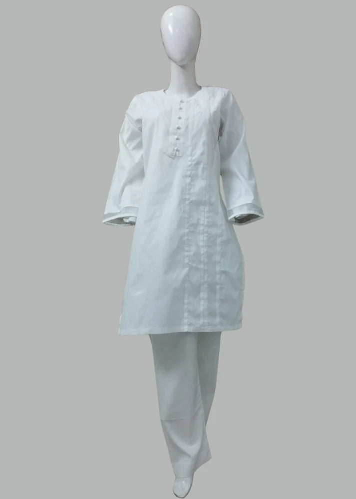 Breeze 05 – 2PC Lawn Suit with Button Neckline & Pleats Design | Qasrelibas