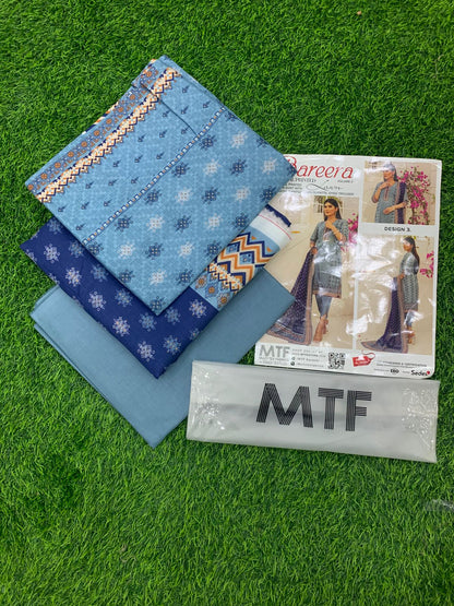 Bareera D5 Digital Printed Unstitched 3PC Lawn Suit with Dupatta – Qasrelibas