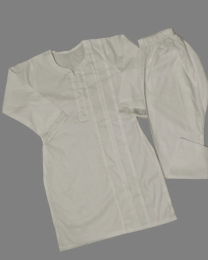 Breeze 05 – 2PC Lawn Suit with Button Neckline & Pleats Design | Qasrelibas
