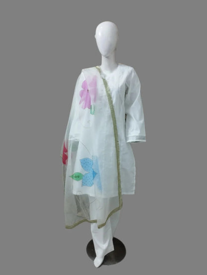 Breeze 05 – 2PC Lawn Suit with Button Neckline & Pleats Design | Qasrelibas