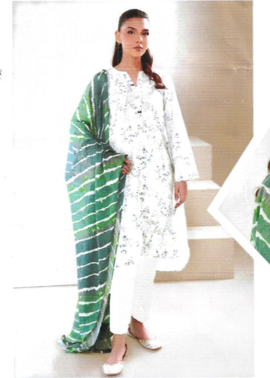 SB03 Digital Printed Unstitched 3PC Lawn Suit with Dupatta – Qasrelibas