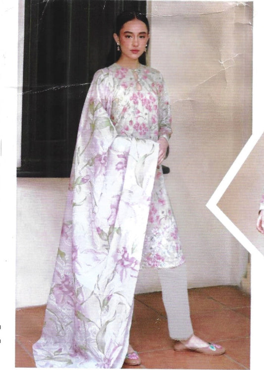 SB07 Digital Printed Unstitched 3PC Lawn Suit with Dupatta – Qasrelibas