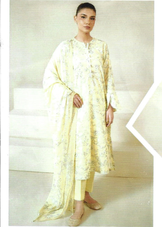 SB08 Digital Printed Unstitched 3PC Lawn Suit with Dupatta – Qasrelibas