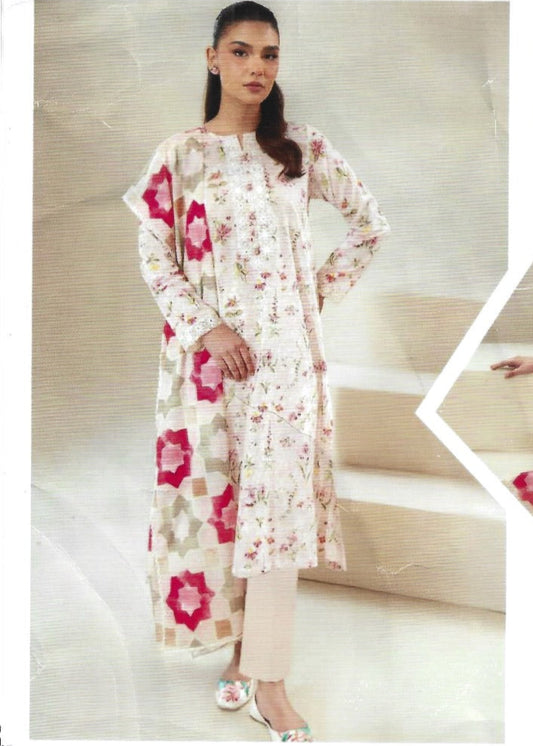SB10 Digital Printed Unstitched 3PC Lawn Suit with Dupatta – Qasrelibas